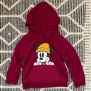 Disney Junior Mickey Mouse Toddler Hoodie Sweatshirt Size 18 Months